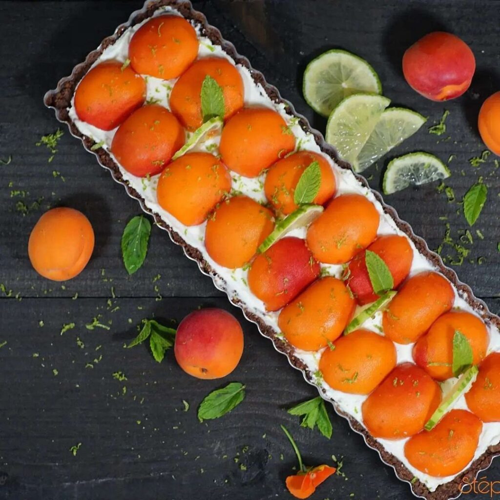 Tarte express abricot  mascarpone