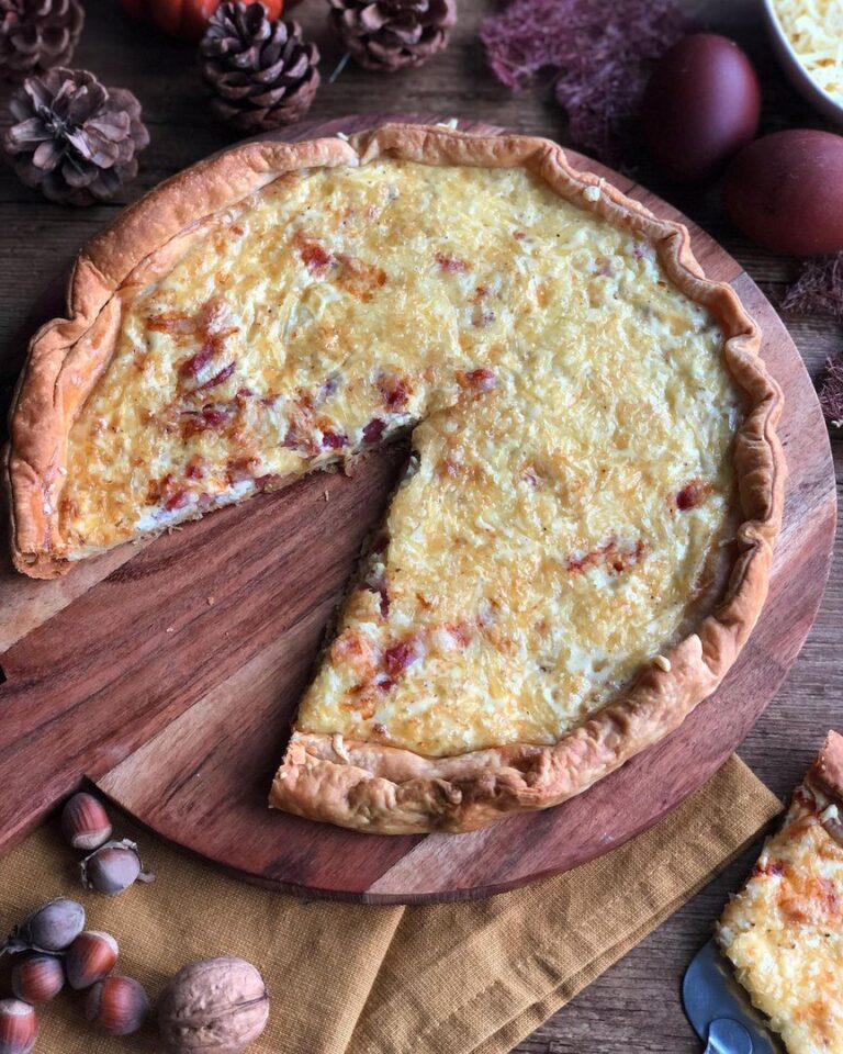 Quiche lorraine muscade Quiche lorraine muscade