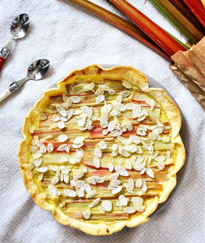 Tarte à la rhubarbe