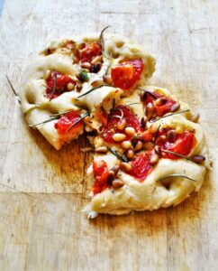 Foccacia tomate pignons