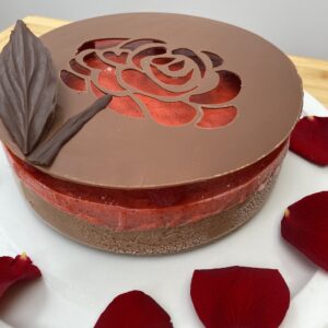 La mousse au chocolat fruits rouges