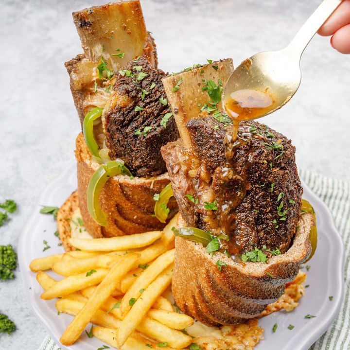 Philly Cheesesteak Bones