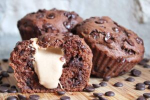 Bowl cake à la pâte à tartiner et beurre de cacahuète