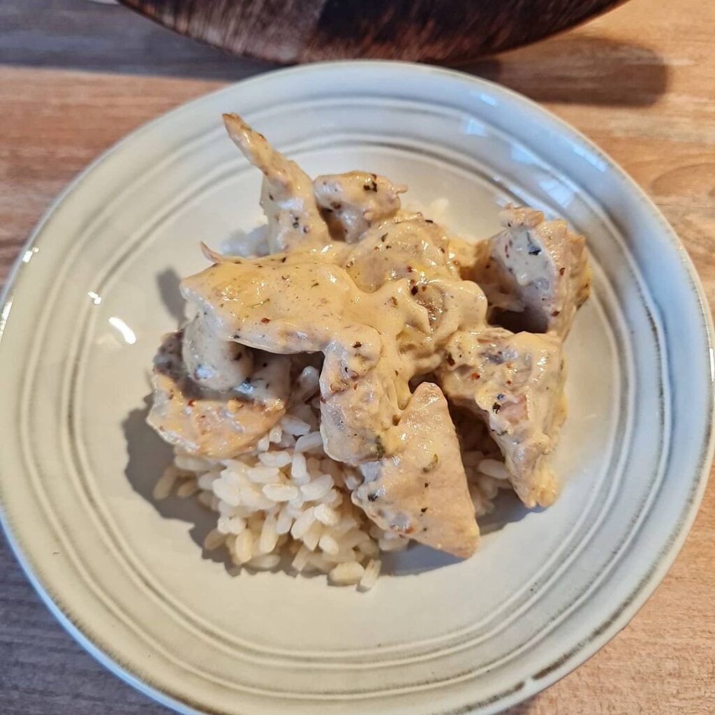 Filet mignon & crème à la moutarde