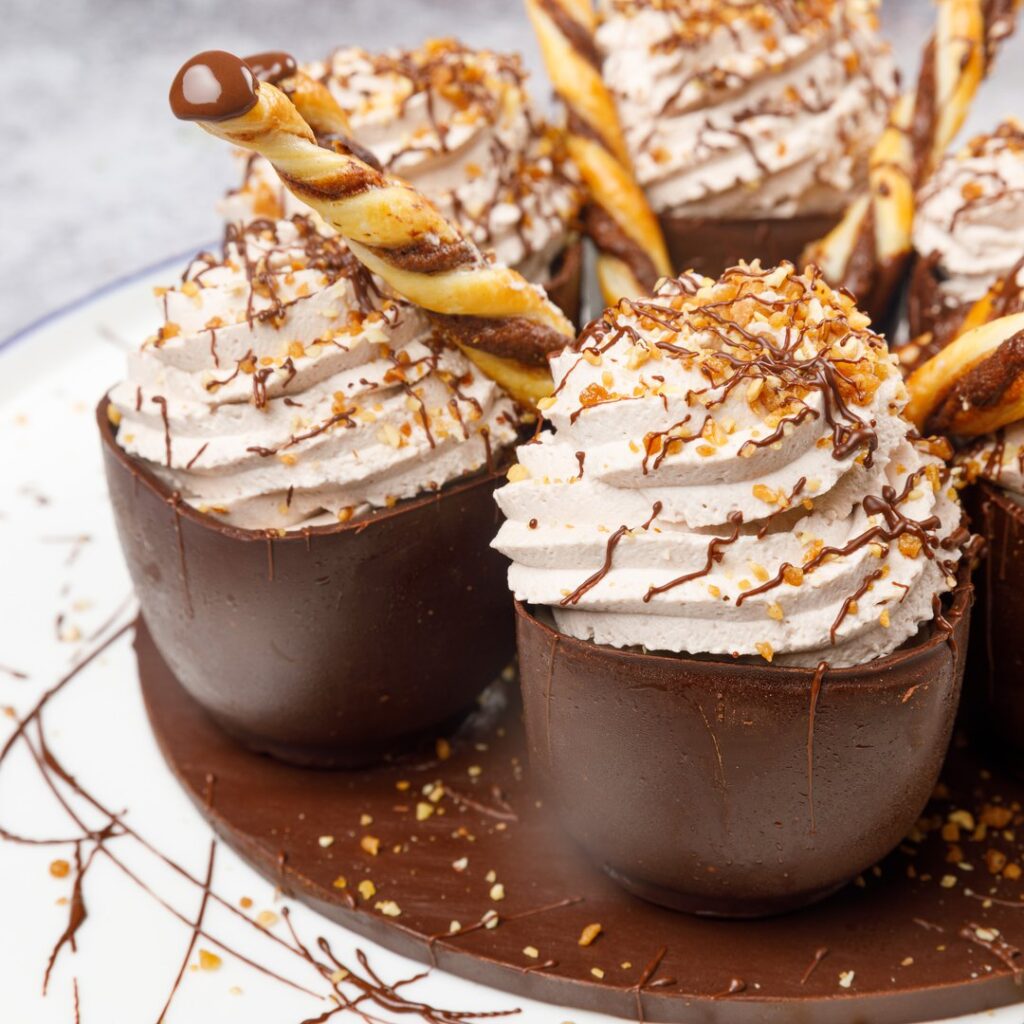 Coupe mousse chocolat rocher