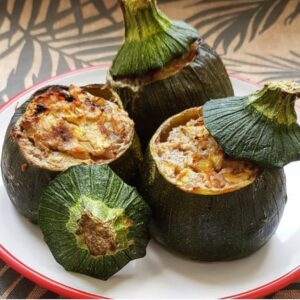 Courgettes farcies à la viande hachée