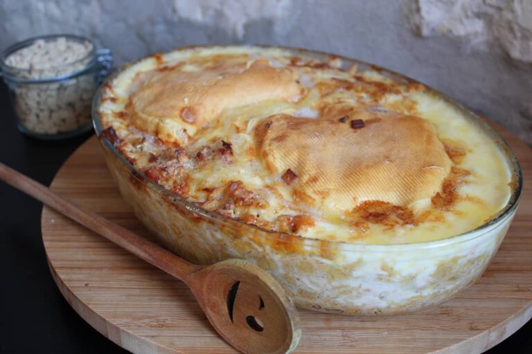 Tartiflette aux crozets et au poulet Tartiflette aux crozets et au poulet