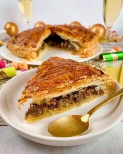 Galette des rois croustillante praliné noisettes
