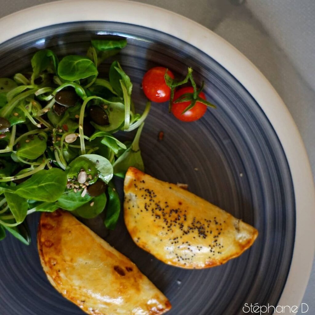 Empanadas au thon et tomates fraiches