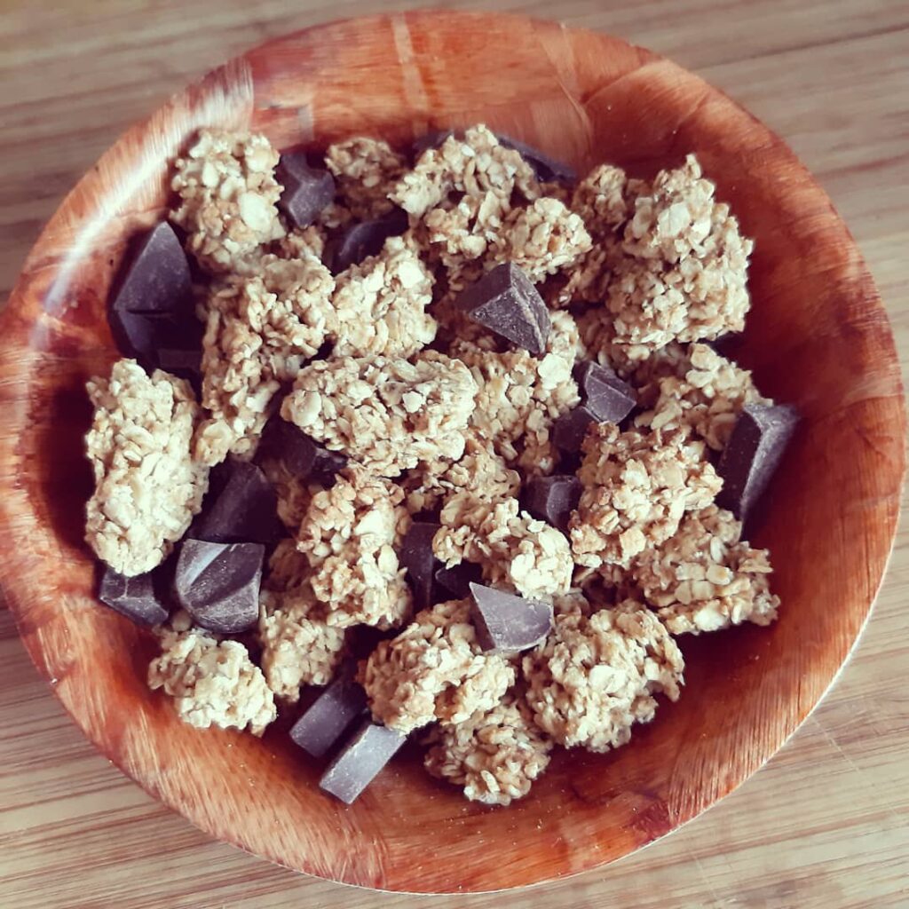 Granola gourmand aux pépites de chocolat noir
