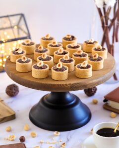 Tartelettes gianduja et praliné maison
