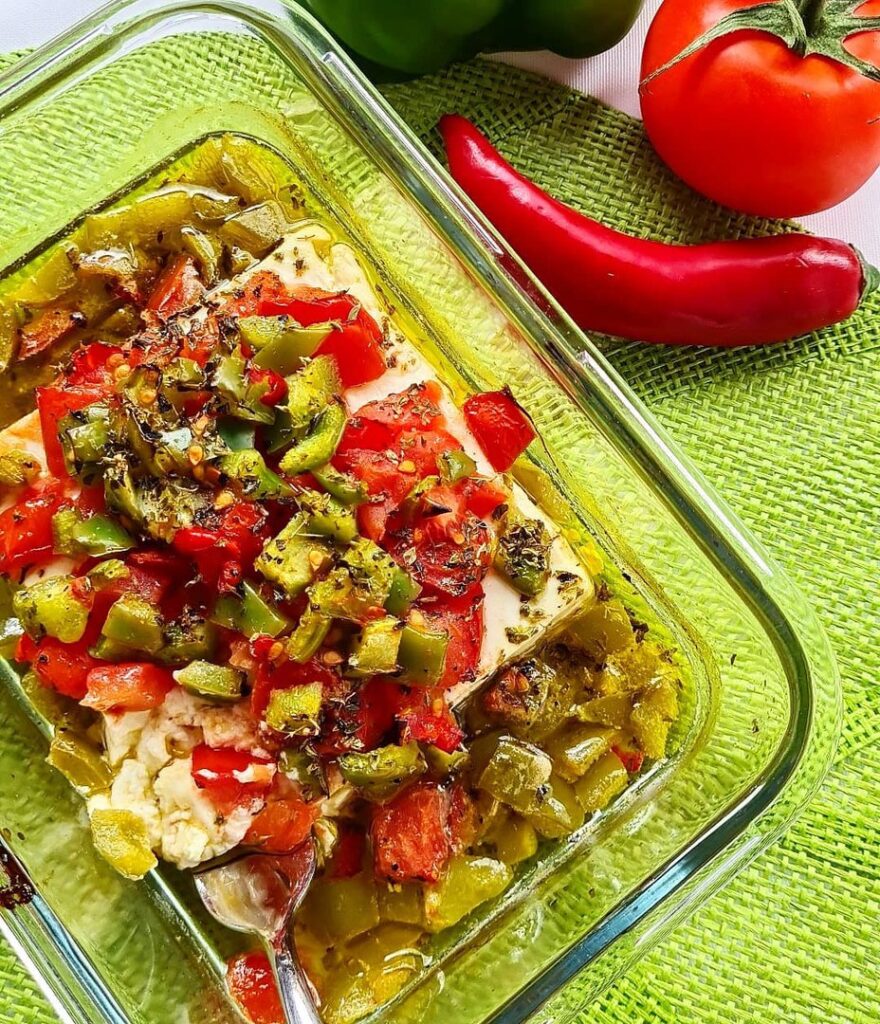 La vrai recette de la feta au four