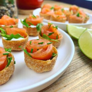 Mini-bouchées au saumon