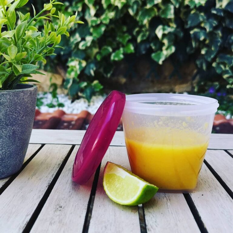 Compote mangue passion citron vert Compote mangue passion citron vert
