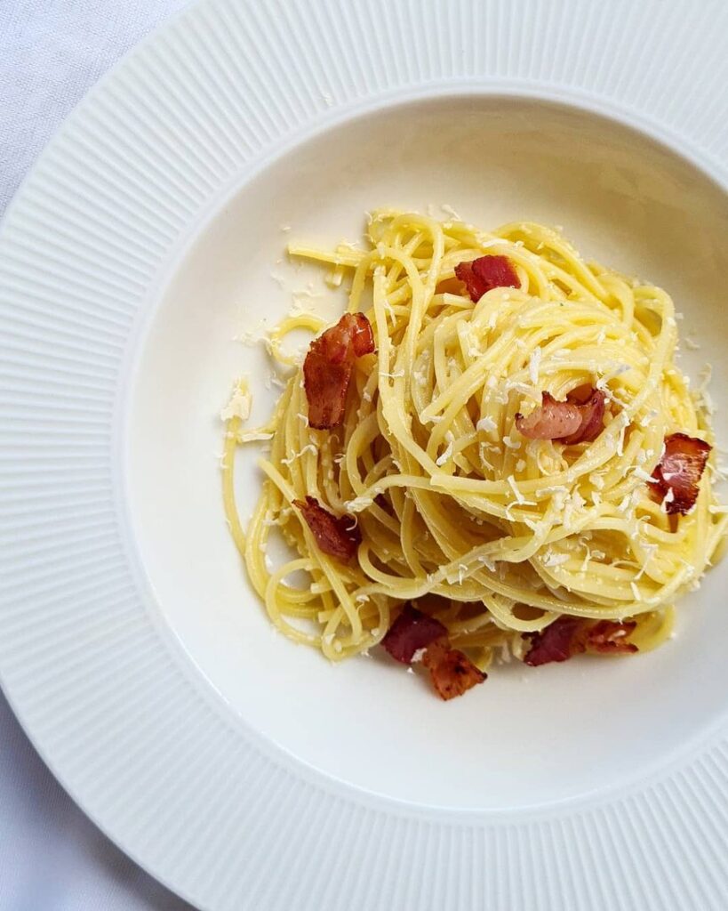 Pâtes carbonara authentique