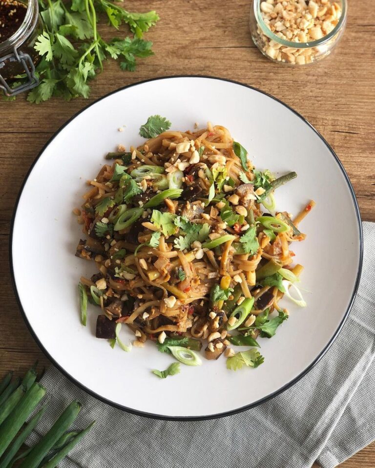 Pad thaï façon Pad see ew Pad thaï façon Pad see ew