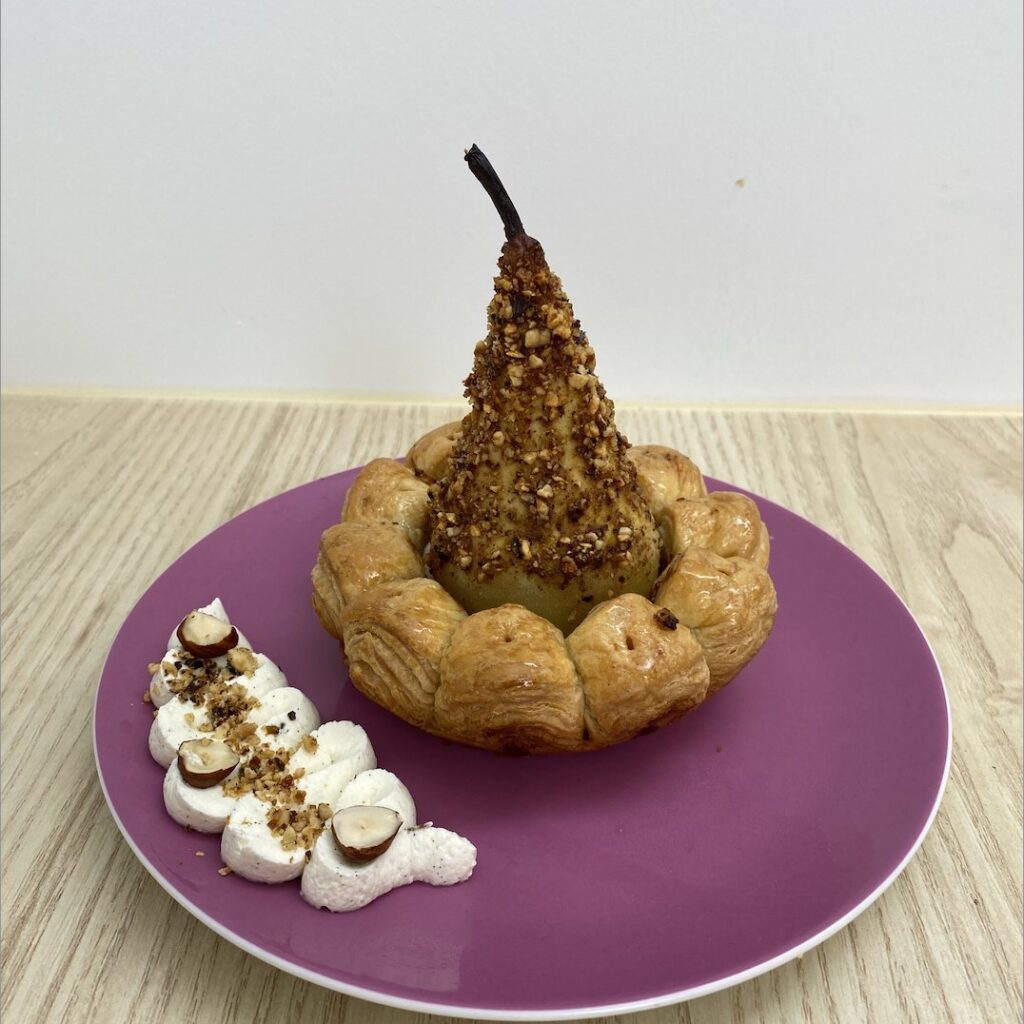 Mini-tarte Belle-Hélène