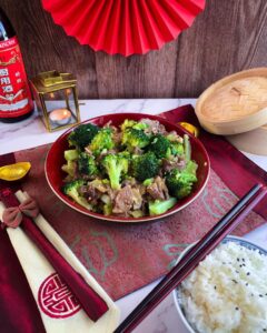 Boeuf et brocolis sautés à la sauce huître