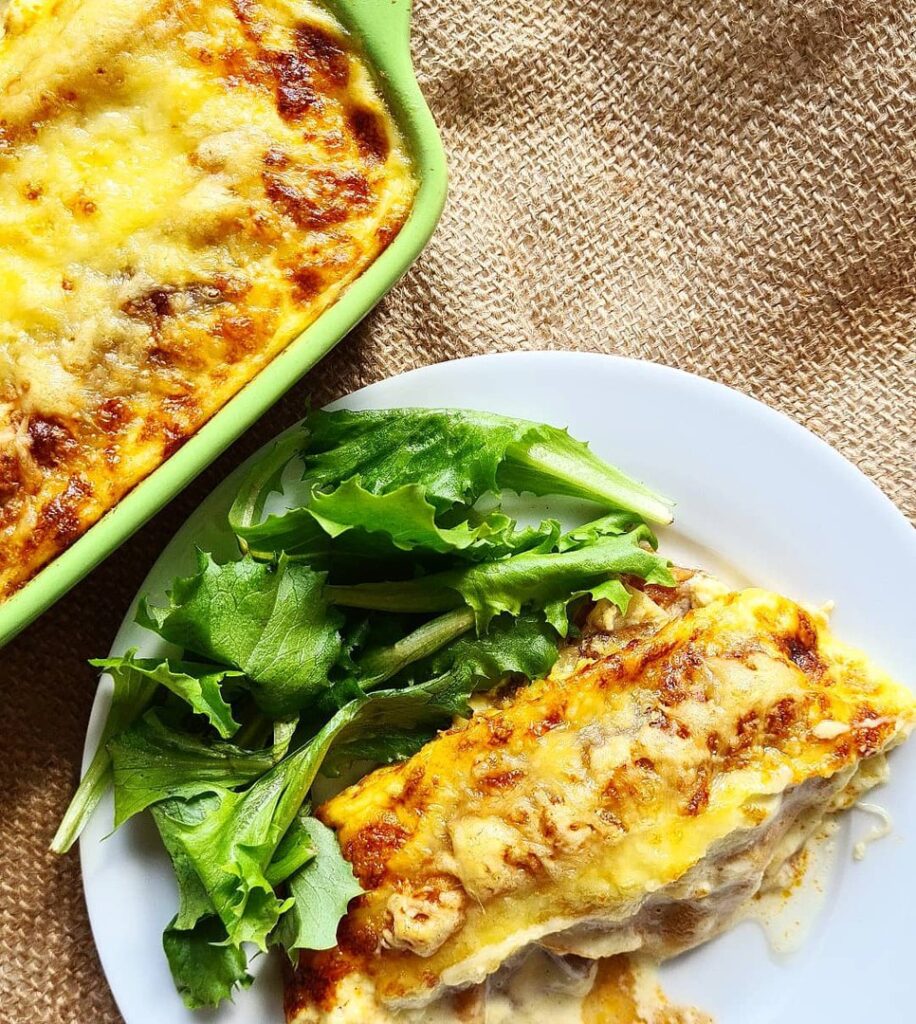Crêpes gratinées à la bolognaise