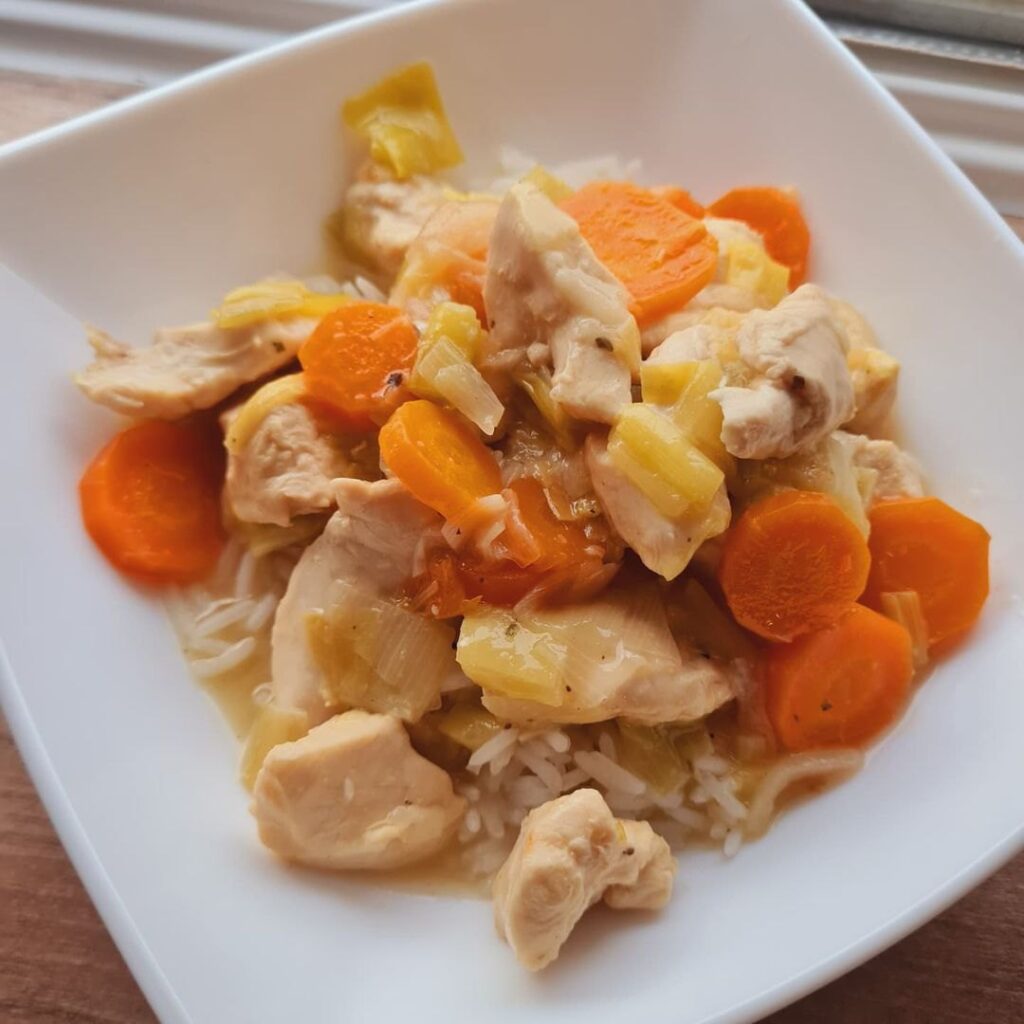 Blanquette de poulet au cookeo