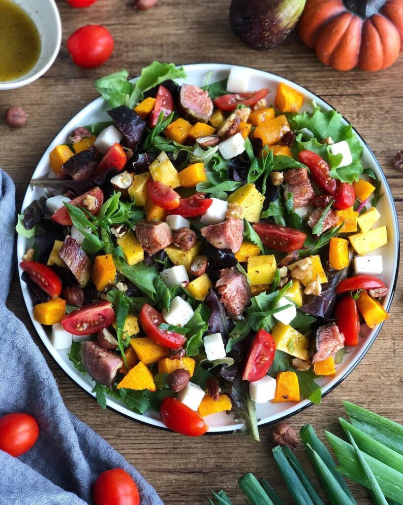 Salade d&rsquo;automne aux figues