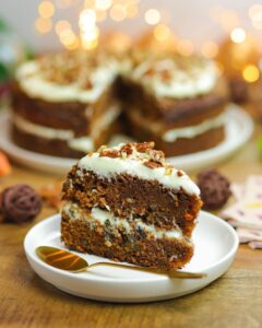 Carrot cake ultra moelleux aux noix de pecan