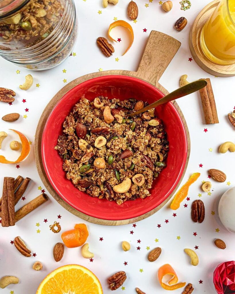 Granola de Noël aux épices
