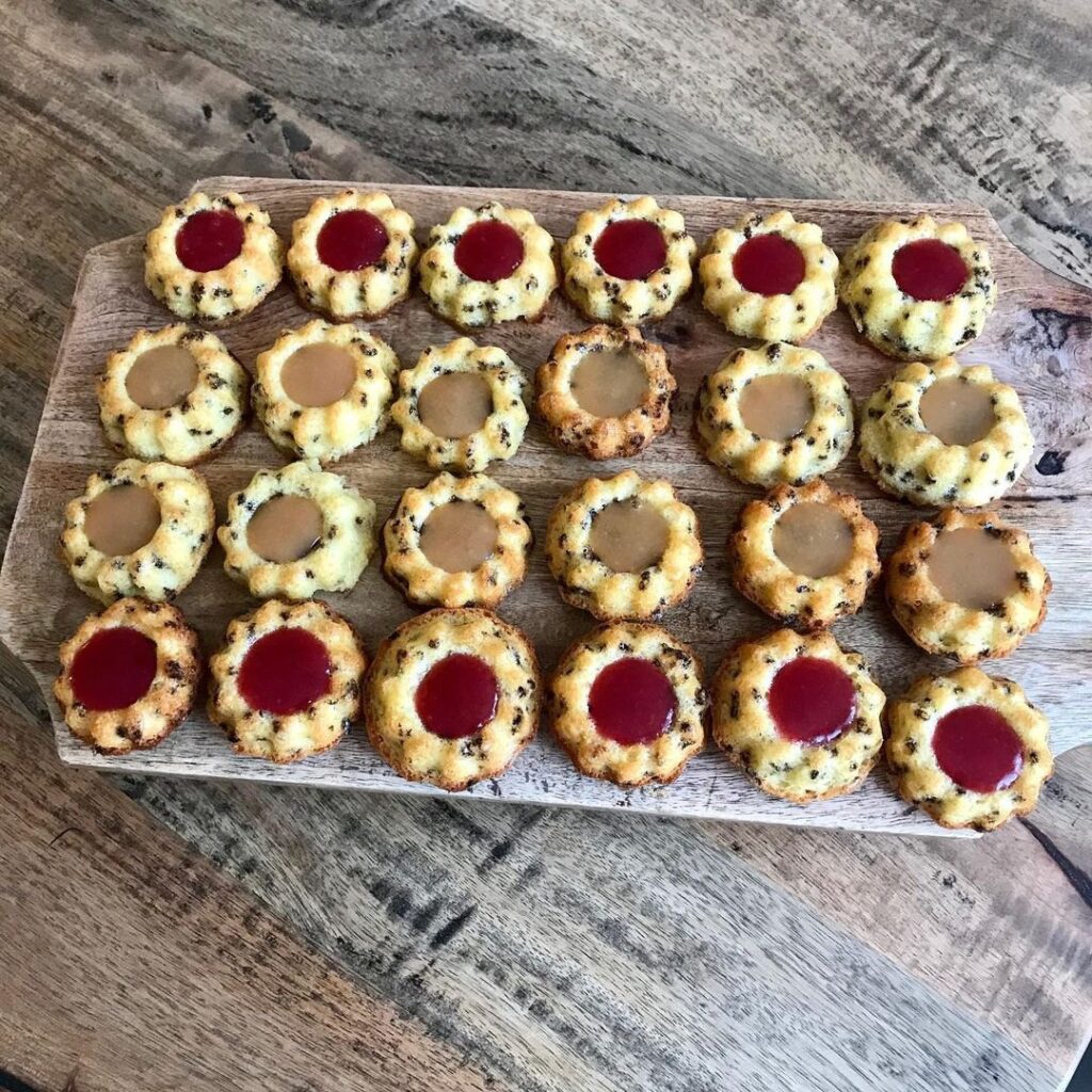 Petit tigrés fraise caramel beurre salé