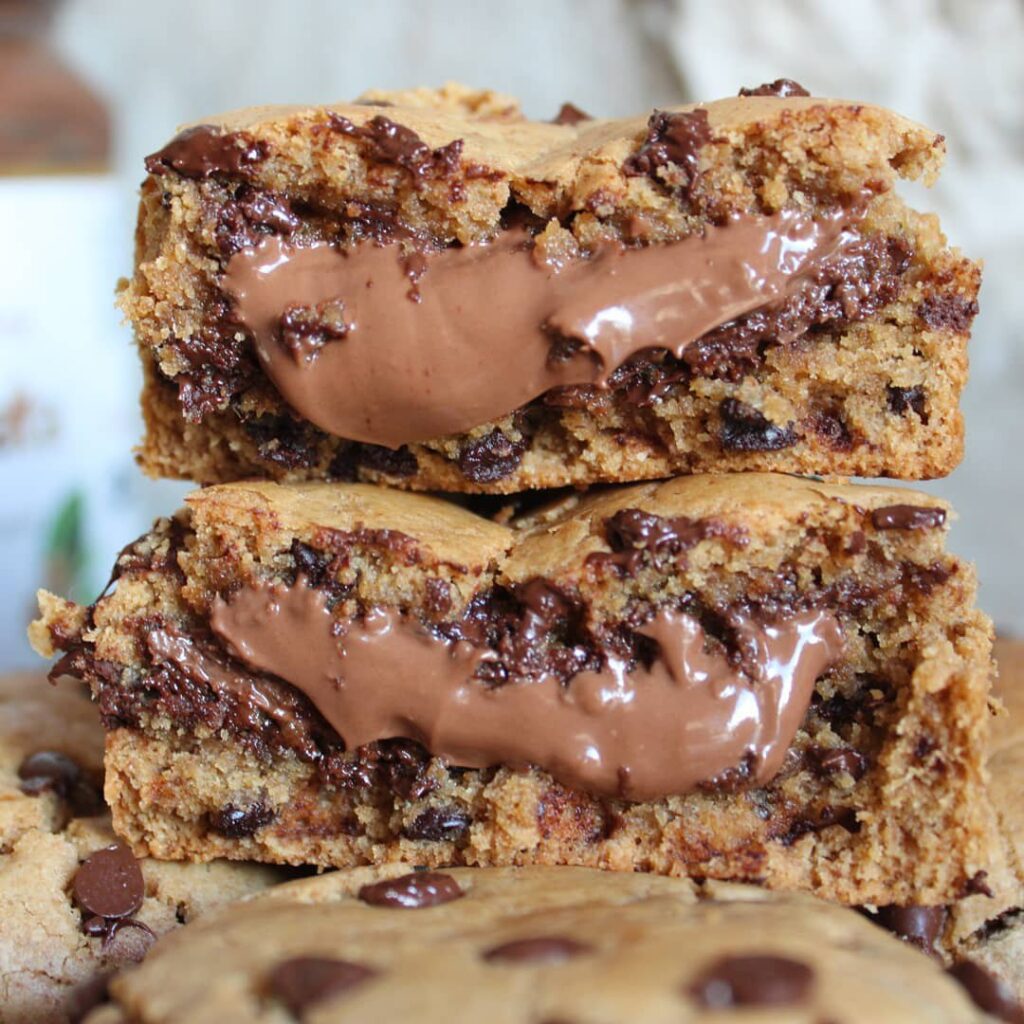 Cookies épais à la pâte à tartiner