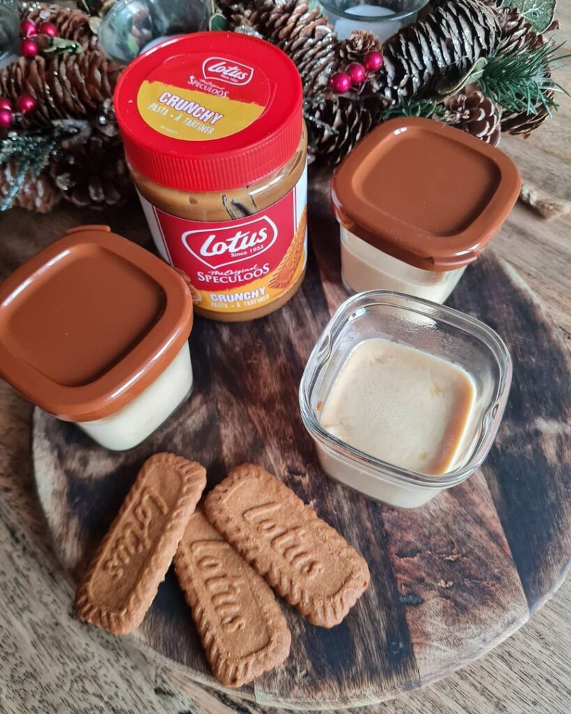 Crèmes desserts aux spéculos