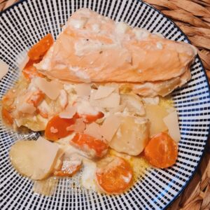 Saumon au boursin
