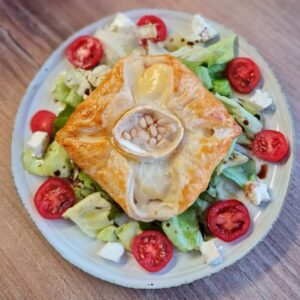 Feuilleté au jambon & chèvre