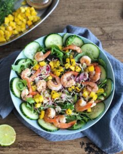 Salade thaï aux crevettes Salade thaï aux crevettes