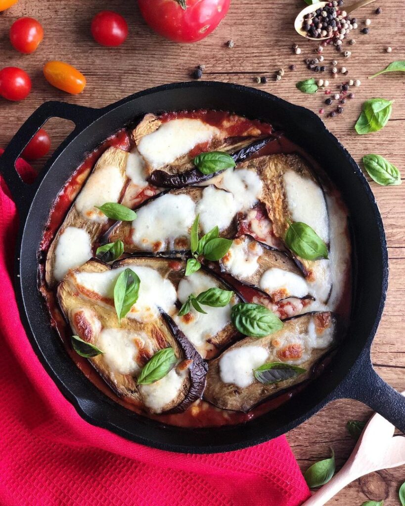 Aubergines à la parmigiana