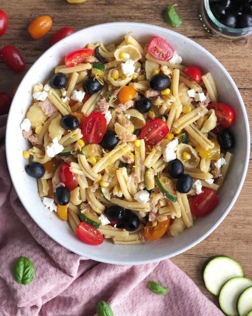 Salade de pâtes au thon