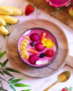 Smoothie bowl au fruit du dragon