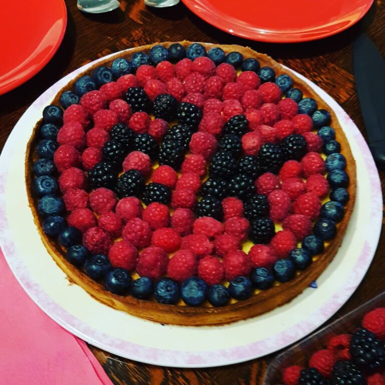 Tarte aux framboises