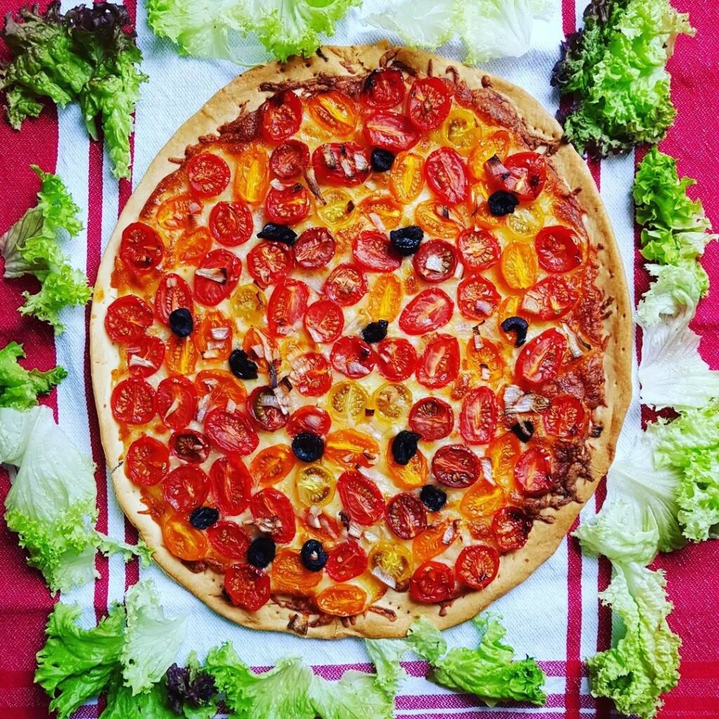 Tarte Fine Tomates et Mozza