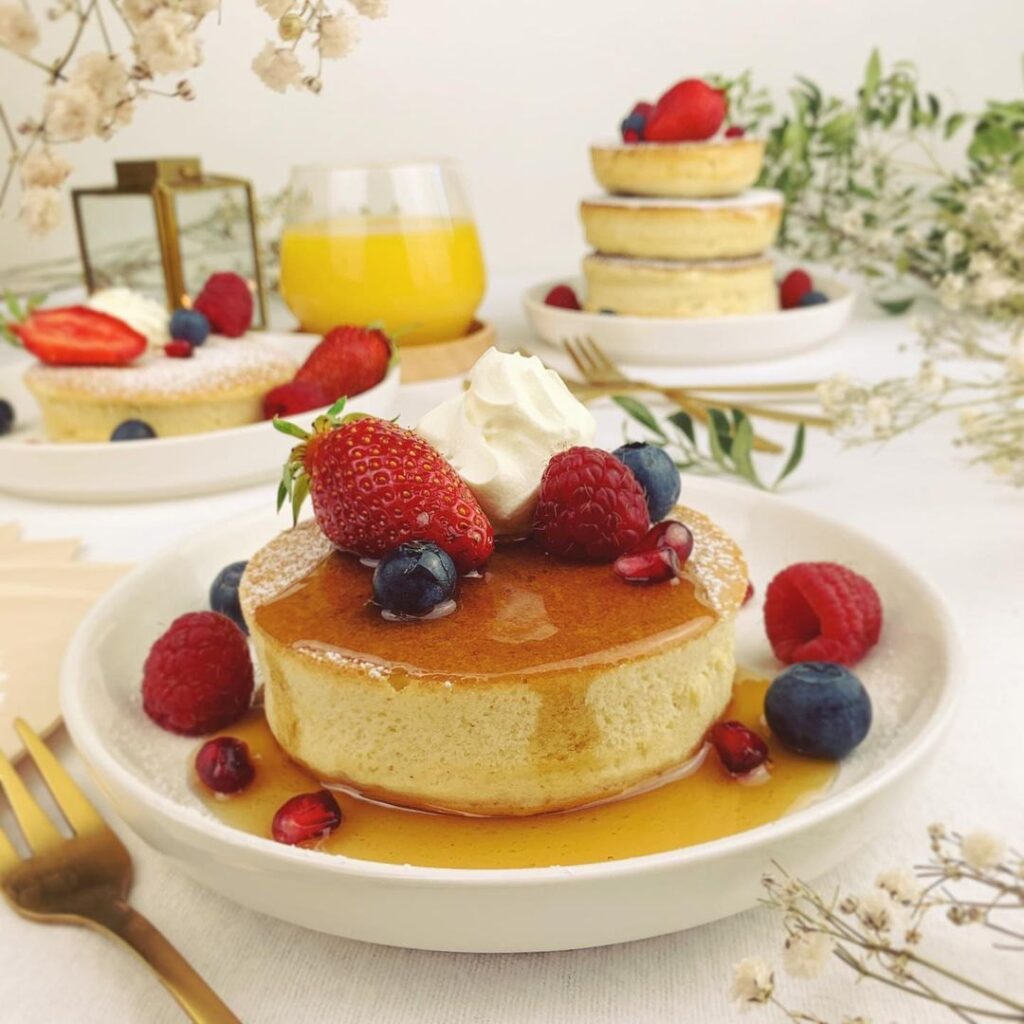 Pancakes épais et moelleux