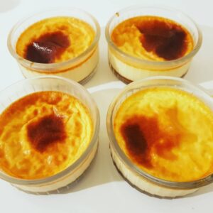 Crèmes renversées au caramel