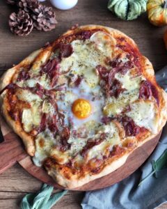 Pizza carbonara