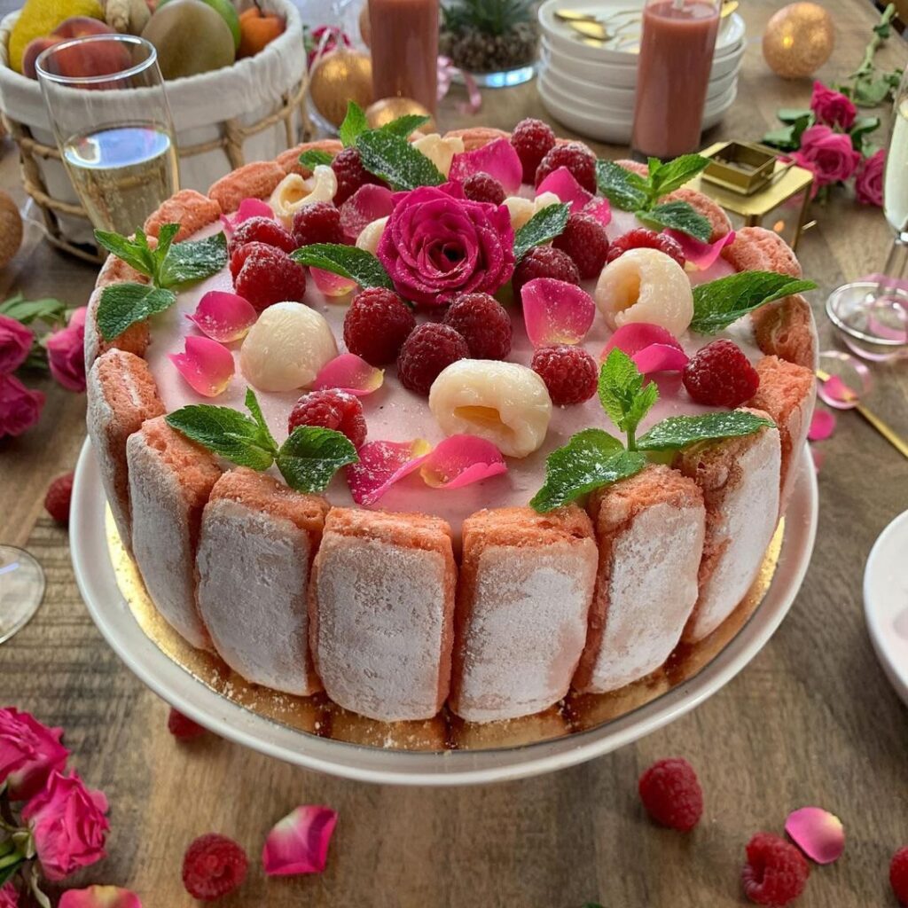 Charlotte rose framboise litchi