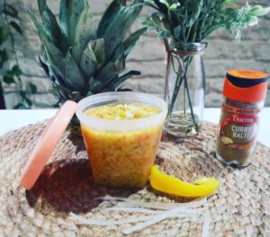 Purée poivron ananas