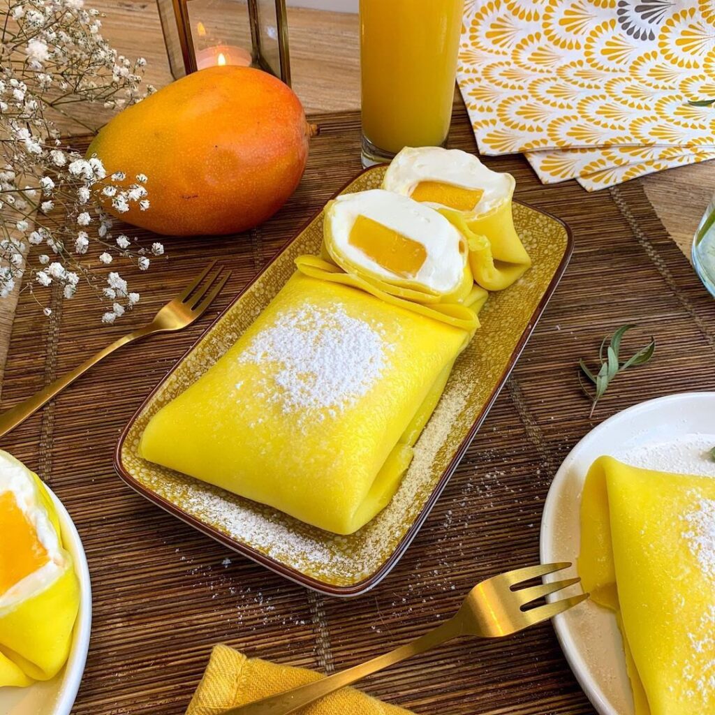 Crêpe fourrées à la chantilly