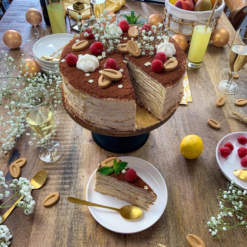 Mille crêpes mascarpone et chocolat