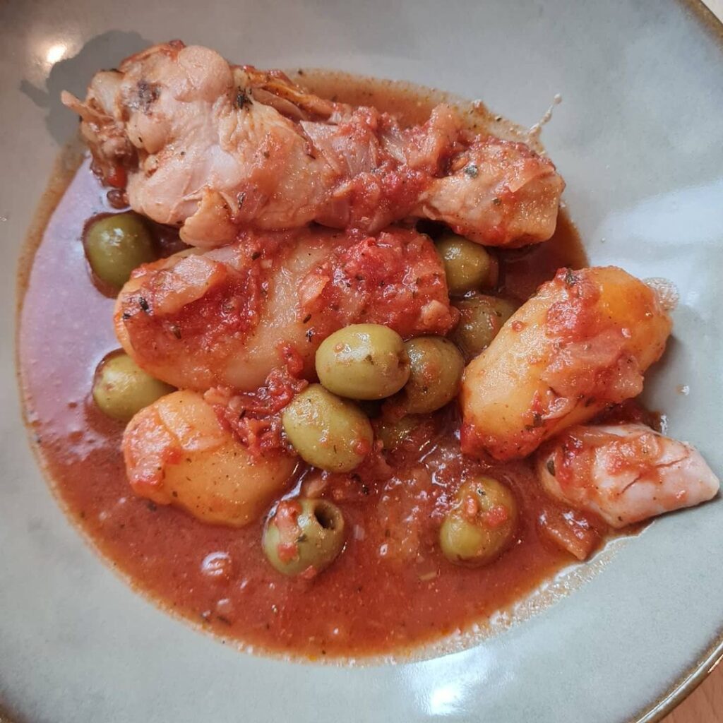 Tajine au poulet & olives au cookeo