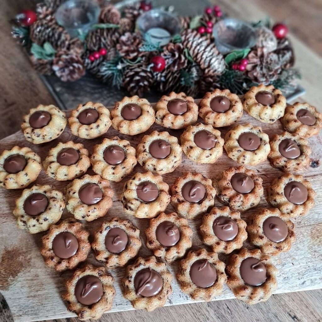 Mini St Honoré tigrés cœur chocolat