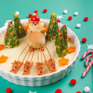 Gratin purée saucisse de Noël