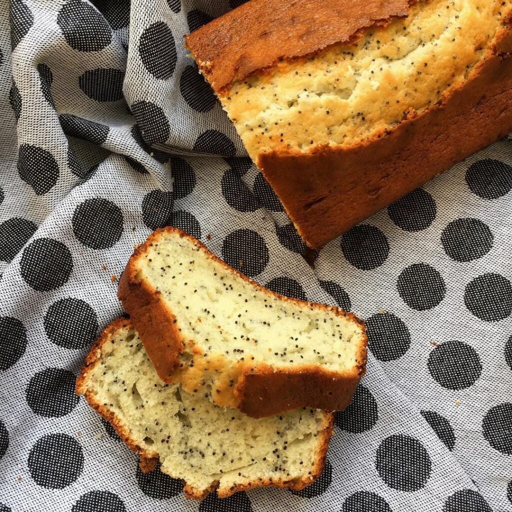 Cake au pavot bleu