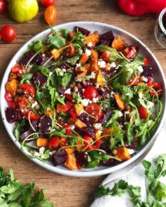 Salade de lentilles et patates douces